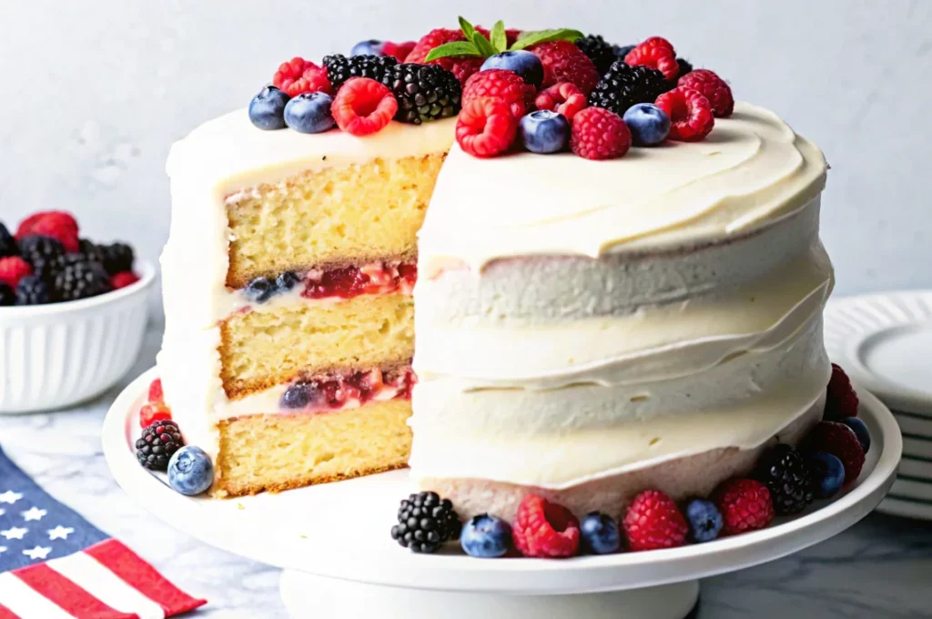 What is the Recipe for Berry Chantilly Cake?