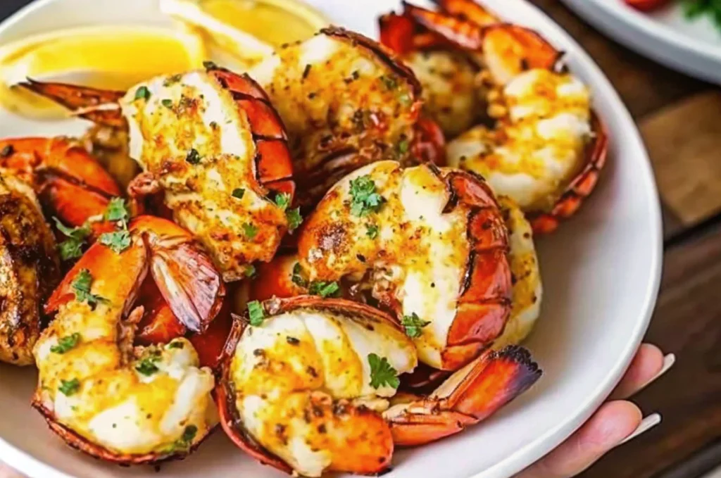Garlic Butter Lobster and Scallop