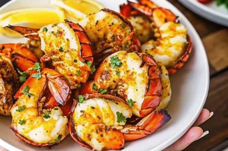 Garlic Butter Lobster and Scallop
