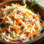 Delicious Coleslaw Made Easy: Your New Favorite Side Imagine a warm summer evening with laughter and stories around the table. A vibrant bowl of homemade coleslaw sits at the center. Its crunchy texture and bright flavors make every dish better. Coleslaw is more than a side; it brings people together. Whether it's for a family BBQ or a special event, coleslaw is easy to make. It will become a favorite at your table. Get ready to learn an oleslaw recipe that's easy to master. It's a side that will delight your taste buds and make everyone smile. Key Takeaways Coleslaw has a 4.9-star rating based on 144 reviews, showing its popularity. This recipe makes about 10 servings, great for gatherings. A 2-pound medium cabbage and fresh ingredients ensure great flavor. The dressing can be made ahead, making entertaining easier. Coleslaw stays crunchy for up to 2 days in the fridge. There are many ways to customize the recipe to your liking. Understanding Coleslaw: A Classic Side Dish Coleslaw is a beloved side dish known for its crunch and tangy taste. It's a hit at parties and gatherings because it pairs well with many meals. Its bright colors and textures add to the fun of eating. What Makes Coleslaw So Popular? Its popularity stems from its simple yet tasty nature. Fresh cabbage and creamy dressing make it a hit. Finding the right balance of mayo and vinegar is key for the best flavor, perfect for BBQs and picnics. Types of Cabbage Used in Coleslaw Cabbage is the base of coleslaw. You'll often find green, red, savoy, and Napa cabbage used. A mix of 3 parts green to 1 part purple cabbage is common. This mix adds color and texture, making each bite special. Coleslaw as a Versatile Dish Coleslaw is great with many foods, from pulled pork to hot dogs. It's also good for those watching their diet, with fresh veggie options. These changes make it not only healthier but also more visually appealing, improving the dining experience. Oleslaw Recipe Easy: Your Step-by-Step Guide Making a tasty oleslaw recipe easy is simple and fun. You need just a few ingredients and some time. This guide will help you make a fresh and flavorful side dish. Essential Ingredients You'll Need Here are the main ingredients for your creamy coleslaw: 1 (14 oz) bag of shredded coleslaw mix 1 cup mayonnaise 2 tablespoons apple cider vinegar 1 tablespoon honey Salt and pepper to taste Preparation Steps for the Perfect Coleslaw Making this easy coleslaw takes just 8 minutes. Here's how to do it: In a large bowl, mix together the shredded coleslaw mix and carrots if you're using them. In another bowl, mix the mayonnaise, apple cider vinegar, honey, salt, and pepper until smooth. Pour the dressing over the cabbage mix and toss until it's all coated. Chill the coleslaw for at least 30 minutes to let the flavors mix. Tips for Making It Ahead of Time Preparing your coleslaw ahead of time can save you time. Here are some tips: Keep the dressing separate from the coleslaw until just before serving to keep it crunchy. Mix them together no more than 20 minutes before serving. You can store coleslaw in an airtight container in the fridge for 3 to 5 days. It will taste better as it sits. For the best taste, prepare the coleslaw up to 2 days in advance. Marinating it for 2-4 hours will make it even better. Follow these steps and tips to make a delicious simple coleslaw recipe for your next event or meal. Its creamy dressing and fresh ingredients will make it a hit. Different Variations of Coleslaw Recipes Coleslaw is changing, with new versions for all tastes and diets. You can find healthy options and creamy treats. There are recipes that focus on nutrition and others that are rich in flavor. Modern coleslaw recipes use unique ingredients, showing the creativity in making this dish. Healthier Options: Healthy Coleslaw Recipe A healthy coleslaw recipe uses lighter dressings like vinaigrettes instead of mayonnaise. It includes a mix of veggies like cabbage, onion, bell pepper, and carrots. This makes it nutritious and tasty. Napa cabbage is often used for its mild taste. It adds a fresh and light flavor. Adding nuts or seeds makes it crunchy and nutritious. Creamier Choices: Best Creamy Coleslaw Recipe The best coleslaw recipe often has creamy dressings with mayonnaise and sour cream. This makes it rich and satisfying. It goes well with the crisp veggies. Some recipes add buttermilk or spices for extra flavor. This makes it great with grilled meats and sandwiches. Sweet and savory ingredients like apples or jicama add a delightful twist. Classic vs. Modern Takes on Coleslaw Traditional coleslaw recipes stick to classic ingredients and methods. Modern recipes, on the other hand, are more innovative. They might include fruits like mango or berries for a sweet twist. Crushed ramen noodles or jicama add interesting textures. With more people eating plant-based, many recipes now use vegan alternatives. This keeps the dish popular while fitting today's dietary trends. Coleslaw Recipe Type Key Ingredients Nutritional Highlights Healthy Coleslaw Napa cabbage, vinaigrette dressing, nuts Lower calories, high fiber Best Creamy Coleslaw Mayonnaise, buttermilk, sugar Rich in healthy fats, satisfying Modern Variation Avocado, berries, crushed ramen Unique textures, fresh flavors Serving Suggestions and Pairings Coleslaw is a refreshing side dish that goes well with many meals. It adds a nice crunch and tangy taste. This summer salad is easy to make and can be used in many ways. Perfect Dishes to Serve with Coleslaw Many dishes pair well with coleslaw. Here are some classic options: Pulled pork sandwiches Barbecue ribs Grilled chicken thighs and breasts Hot dogs Burgers and smoked brisket Tacos and carnitas Steaks and smoked ribs Grilled fish These dishes highlight coleslaw's best qualities. It's perfect for summer gatherings and picnics. Marinated meats taste even better with coleslaw, making the meal more enjoyable. Using Coleslaw as a Topping or Filling Coleslaw is also great as a topping or filling. It adds a nice crunch to: Fried chicken sandwiches Fish tacos Loaded nachos BBQ pulled chicken wraps Veggie burgers Coleslaw is versatile and nutritious. It's perfect for both classic and new dishes. Try adding seasonal ingredients for a fresh twist on coleslaw. Conclusion Coleslaw is more than just a side dish. It's a vibrant addition to any meal, adding delicious flavor and texture. Its bright colors and refreshing crunch make it perfect for summer cookouts and family gatherings. The easy oleslaw recipe guides you through each step, creating a delightful coleslaw that everyone will love. This quick cole slaw recipe takes just minutes to prepare. It also lets you customize it endlessly. You can try different dressings and ingredients to make it even better. Salting the cabbage and letting it sit ensures it's crisp and enjoyable. Homemade coleslaw is not only tasty but also convenient. It can be stored in the fridge for up to three days, making it great for meal prep. Make coleslaw a staple in your kitchen. A well-prepped coleslaw recipe can add freshness and excitement to any meal, making it a top choice for all occasions. FAQ What is the easiest coleslaw recipe I can make? The simplest coleslaw recipe needs just three things: fresh cabbage, shredded carrots, and a creamy dressing. The dressing is made from mayonnaise, vinegar, and mustard. Just shred the veggies, mix with the dressing, and you're ready to go! Can I make coleslaw a day in advance? Yes! You can make coleslaw a day ahead. Store it in an airtight container in the fridge. This lets the flavors mix well, keeping it crunchy for when you serve it. What types of cabbage are best for coleslaw? The best cabbages for coleslaw are green, red, savoy, and Napa. Each type adds different textures and colors, making your slaw both pretty and tasty. How can I make a healthy coleslaw recipe? For a healthy slaw, use a lighter dressing like yogurt or vinaigrette instead of mayonnaise. Adding more veggies, like bell peppers or broccoli, also boosts nutrition. What are some traditional and creamy coleslaw recipe ideas? Traditional slaw uses a creamy dressing with mayonnaise and vinegar. For a creamy twist, add buttermilk or unique spices. Greek yogurt is a healthier option to try. What dishes pair well with coleslaw? Coleslaw goes great with grilled meats like pulled pork or barbecue chicken. It also makes sandwiches, like fried chicken or burgers, better with its crunchy, tangy taste. Can I add different ingredients to my coleslaw? Absolutely! Coleslaw is very flexible. You can add fruits like apples or pineapple, nuts for crunch, or avocado for creaminess. This way, it suits your taste perfectly.