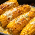 Cheesy Garlic Butter Corn on the Cob
