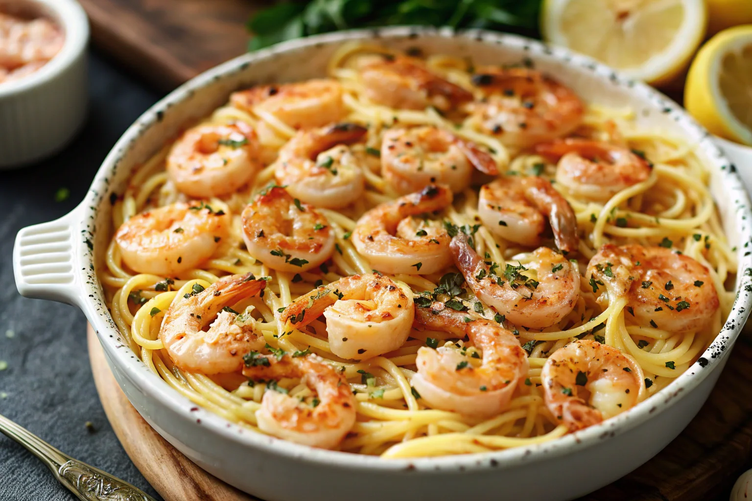 Irresistible Shrimp Scampi Pasta Bake: Creamy & Flavorful