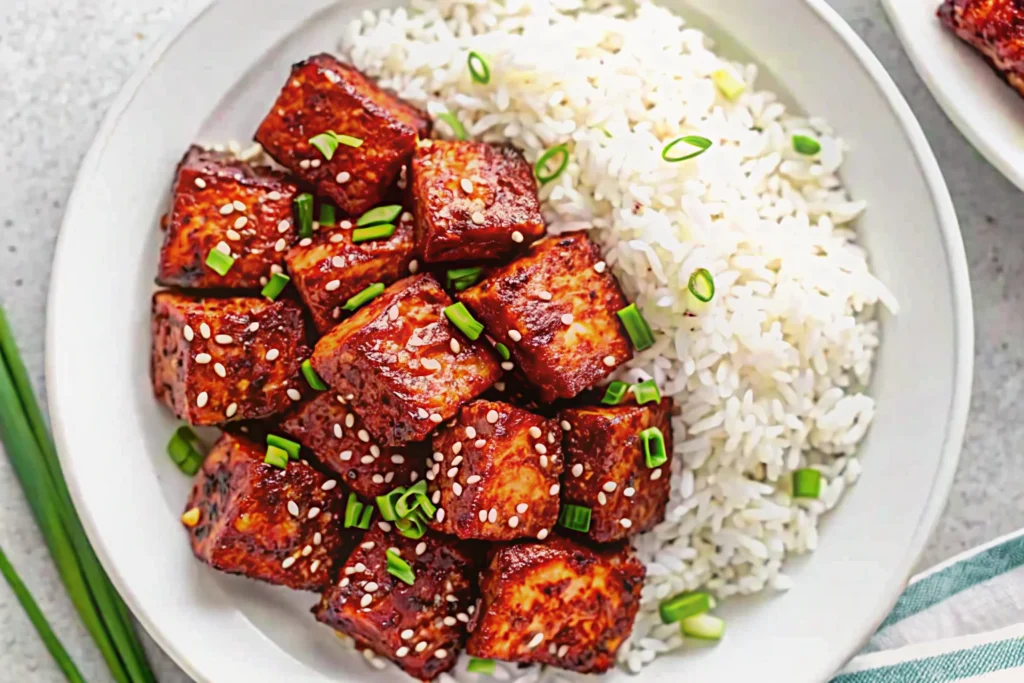 Crispy Honey Garlic Salmon Bites