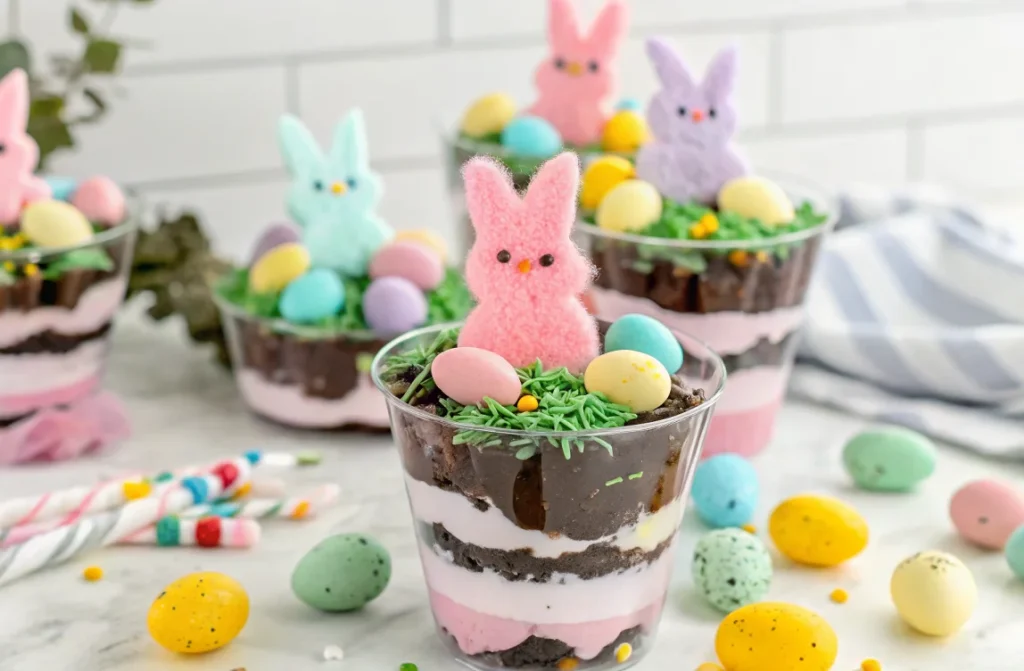 Delicious Easter Dirt Cups - Easy Recipe & Decoration Ideas