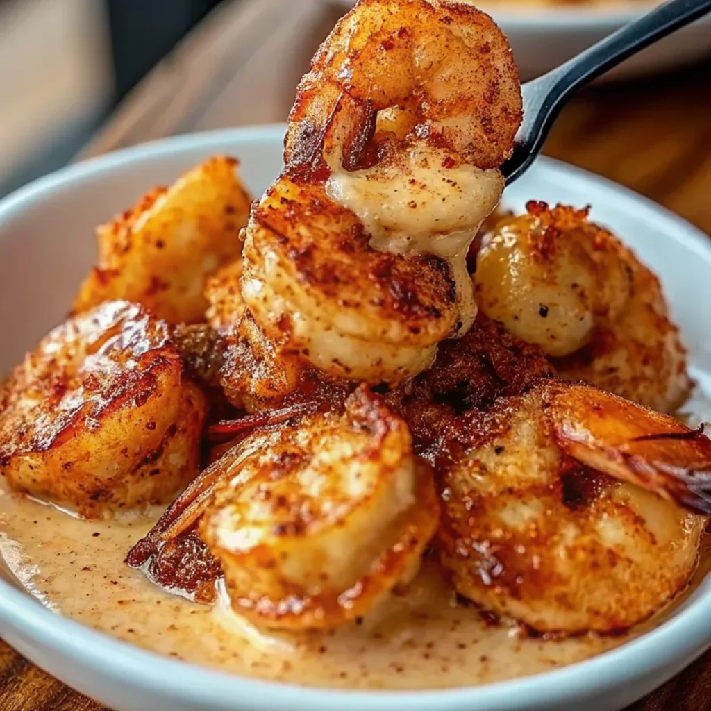 Golden brown coconut shrimp served in a creamy sweet chili mayo sauce, garnished and grilled to perfection.