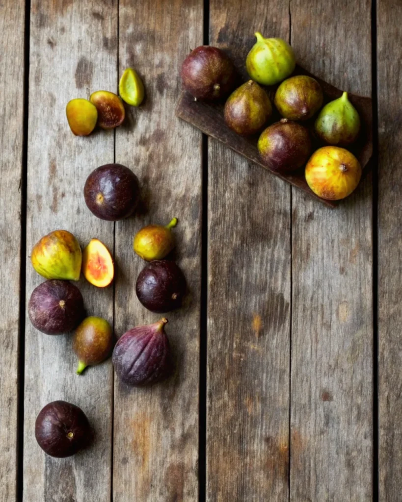 Homemade fig preserves without pectin simmering gently to thicken naturally in heavy pot