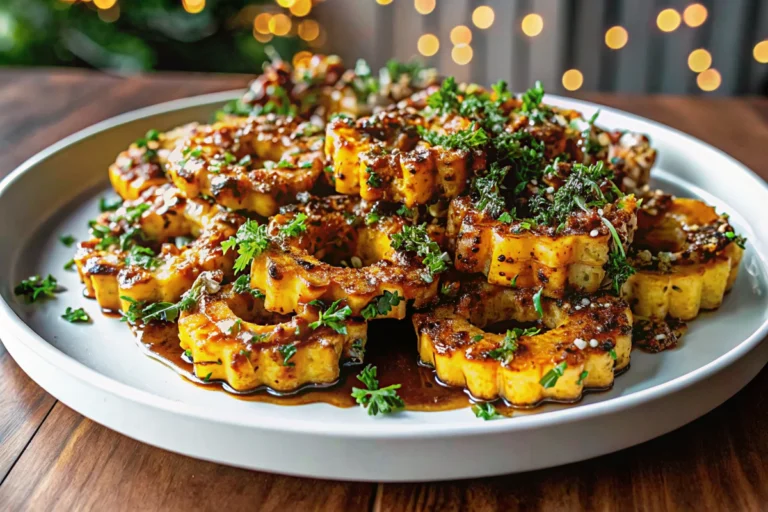 Maple Roasted Delicata Squash Delight