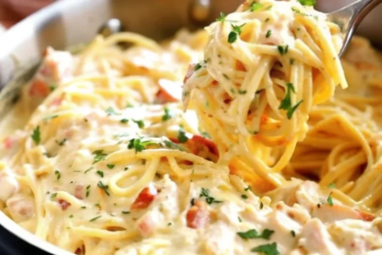 Creamy Chicken Spaghetti Recipe | Best Cheesy Comfort Food Ever