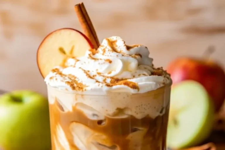 Best Homemade Iced Coffee Recipe | Caramel Apple Spice Latte