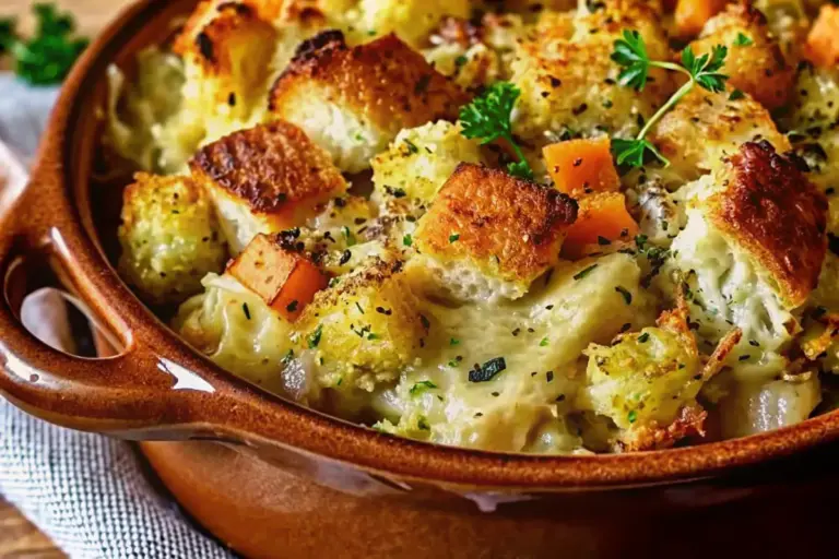The Best Chicken Stuffing Casserole Recipe for Thanksgiving & Beyond