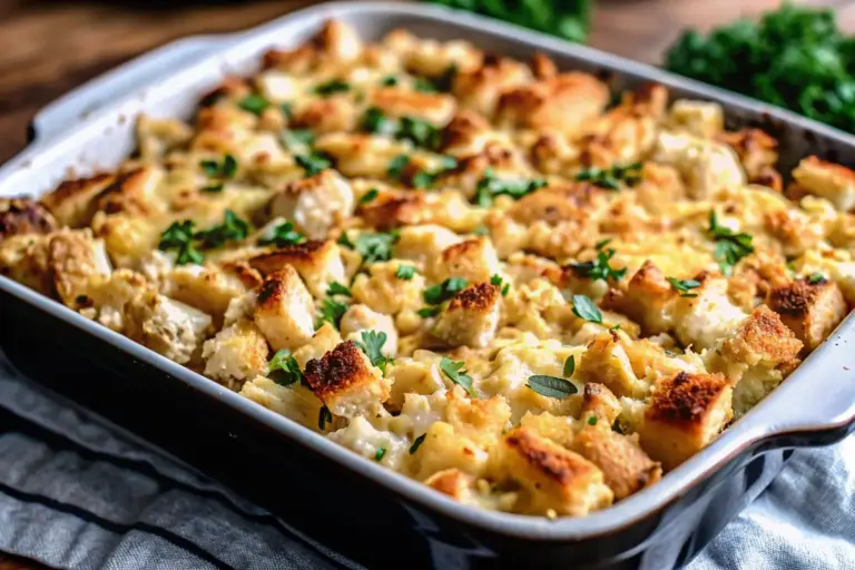 Best Chicken and Stuffing Casserole Recipe