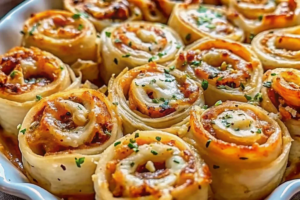 These irresistible Crack Chicken Pinwheels combine creamy chicken, crispy bacon, and ranch seasoning for the ultimate party appetizer.
