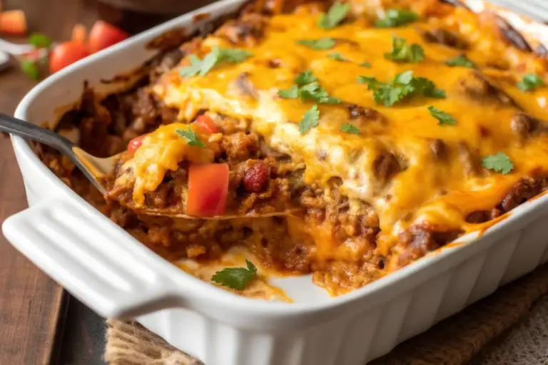 Easy Mexican Casserole Recipe – Cheesy Tex-Mex Comfort Food Ready in 35 Minutes