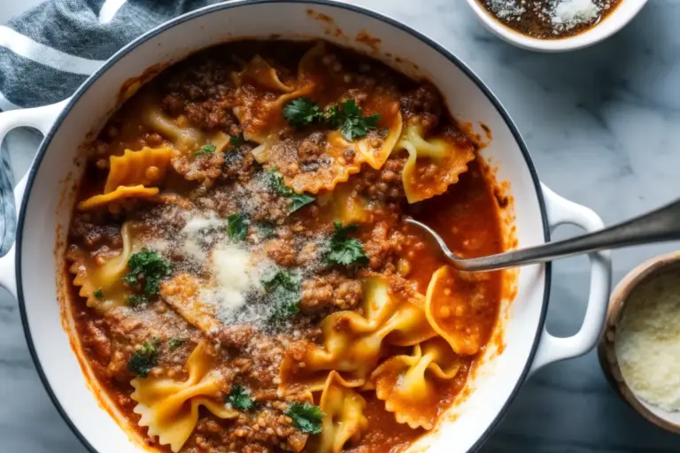 Best Easy One-Pot Lasagna Soup Recipe | Comfort Soup for Weeknights