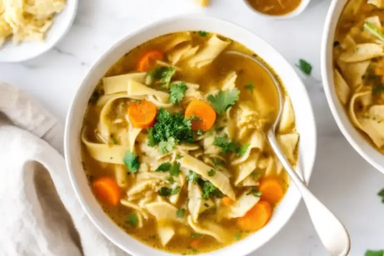 Best Homemade Chicken Noodle Soup – High-Protein, Easy Recipe