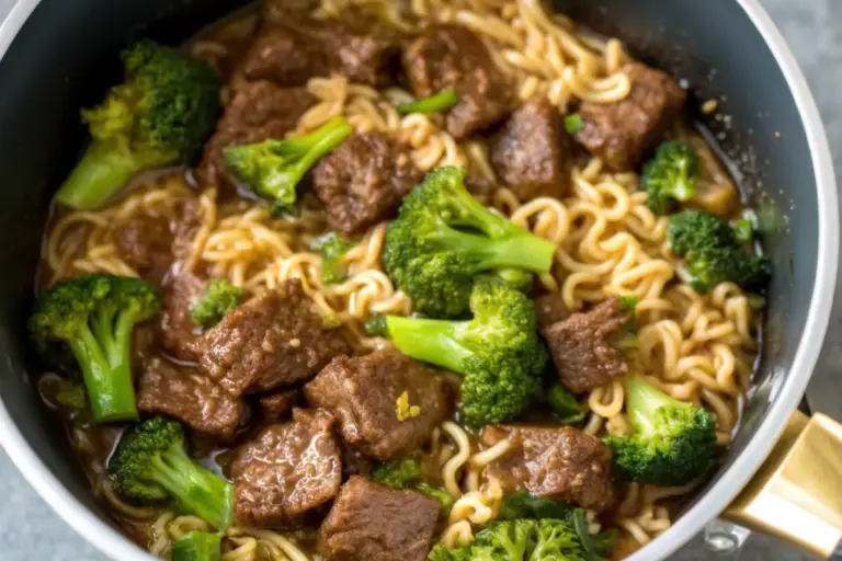 Easy Beef and Broccoli Ramen for Meal Prep: Healthy High-Protein Lunch Ideas