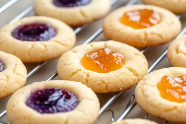 Best Homemade Christmas Thumbprint Cookies | Holiday Cookie Recipe
