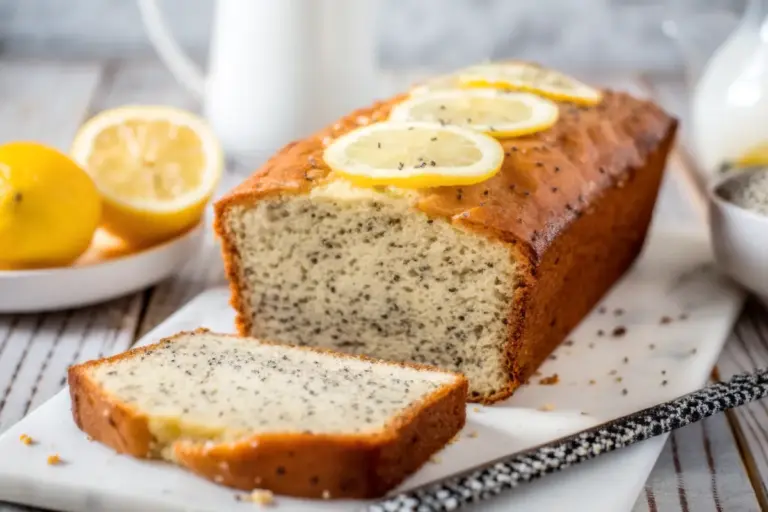 Easy Lemon Poppyseed Bread with Glaze – Moist & Delicious