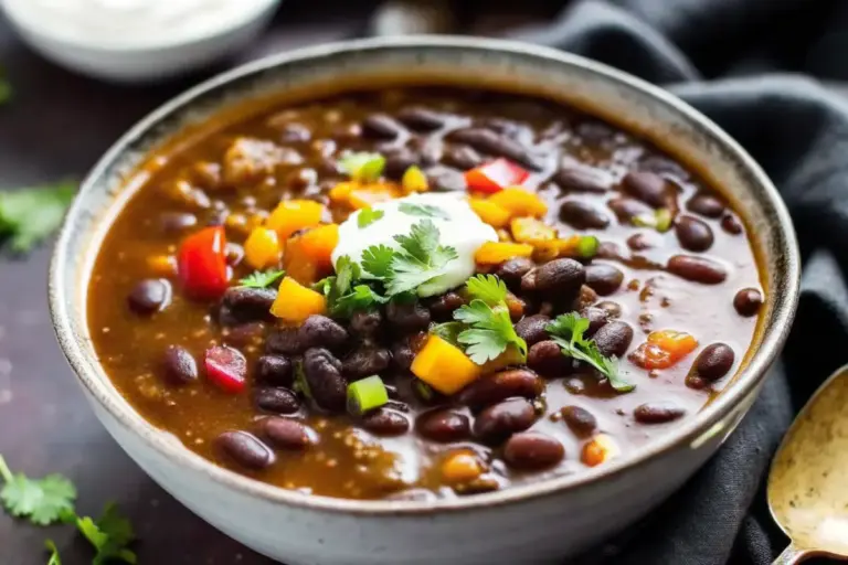 Healthy Black Bean Soup Recipe: Quick, Easy & Meal Prep Friendly