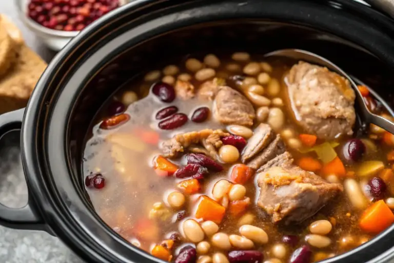 Quick 15 Bean Soup Crock Pot Recipe for Busy Families