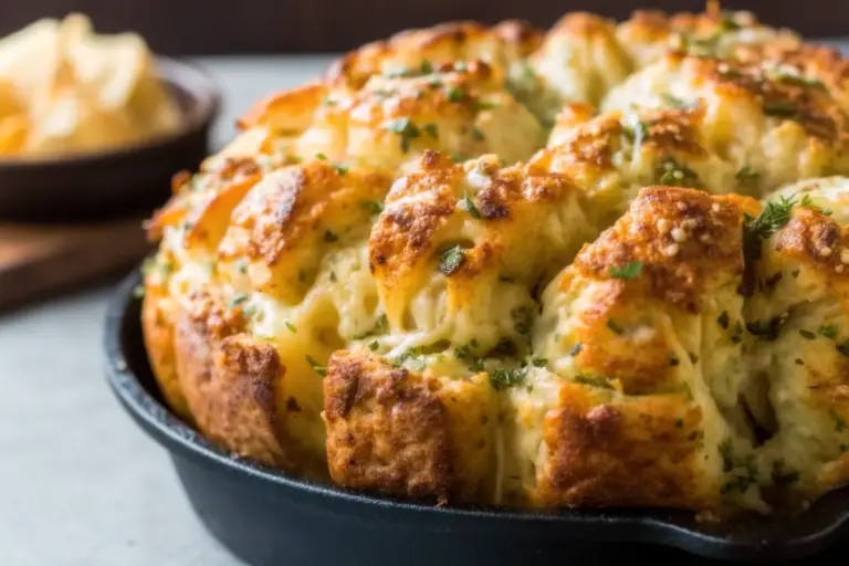 Easy Homemade Garlic Butter Pull-Apart Bread from Scratch