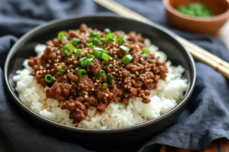 Easy Korean Ground Beef Bowl Recipe – The Best Weeknight Dinner