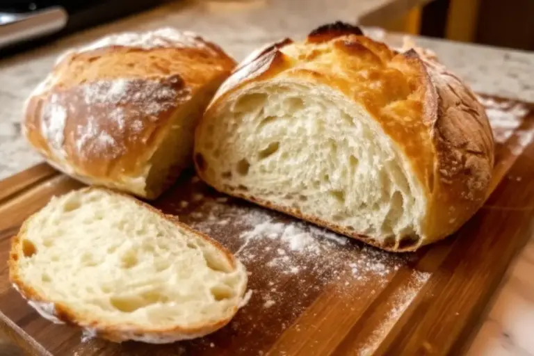 Simple 4-Ingredient Artisan Bread Recipe
