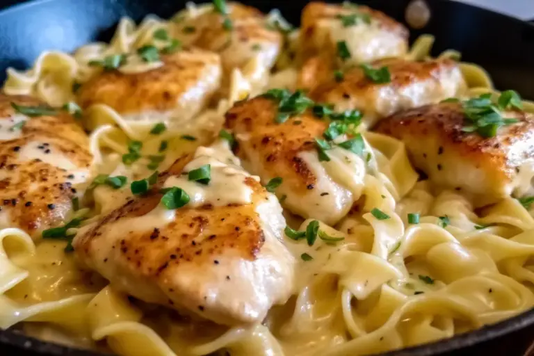 Best One-Pan Chicken with Buttered Noodle Recipe