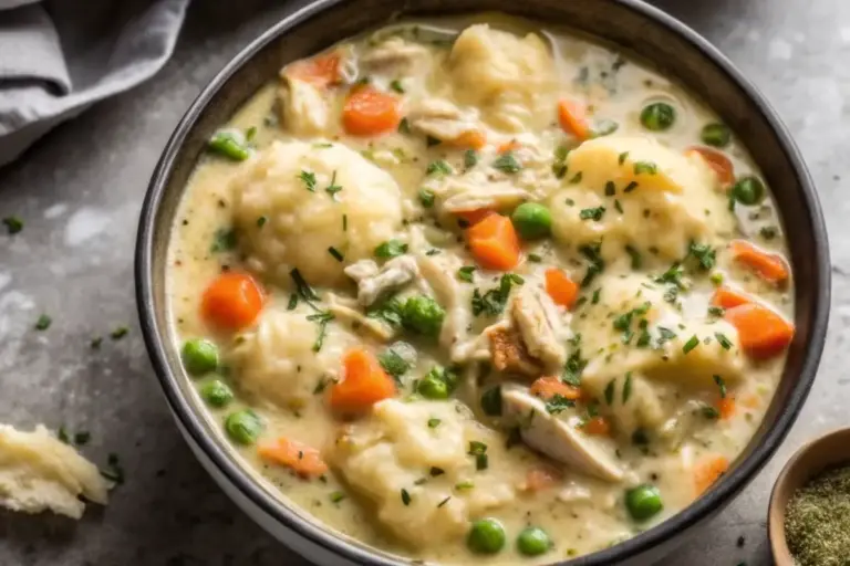 Simple Homemade Chicken and Dumplings Recipe