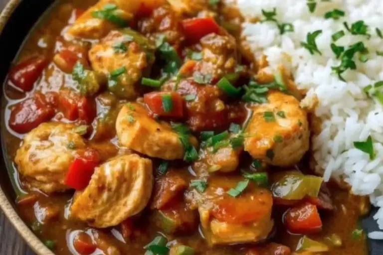 Quick Homemade Cajun Chicken Étouffée Recipe