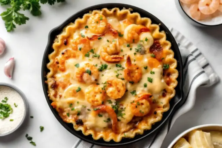 Quick Seafood Lasagna with Lobster and Shrimp Recipe