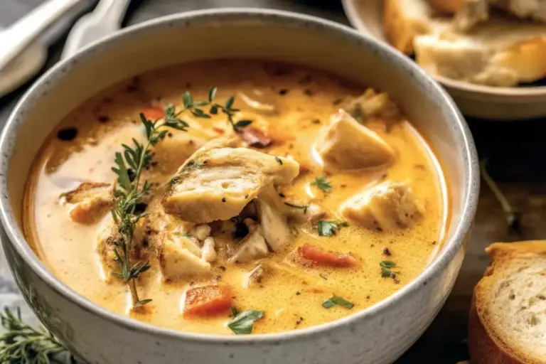 Simple Cajun Chicken Soup with Creamy Roux