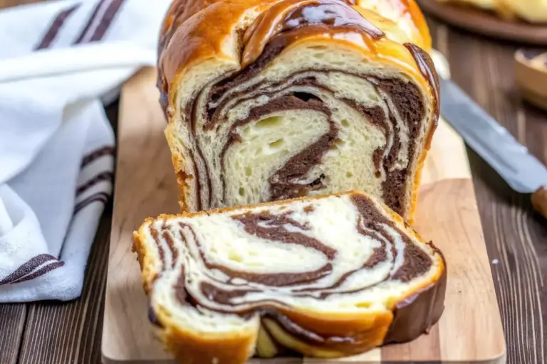 Healthy Chocolate Marble Bread Recipe