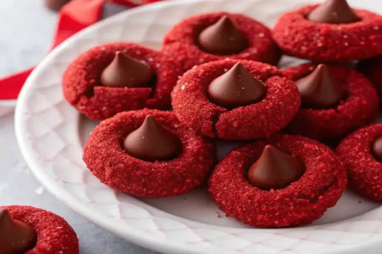 Easy Hershey’s Red Velvet Blossoms Cookies Recipe