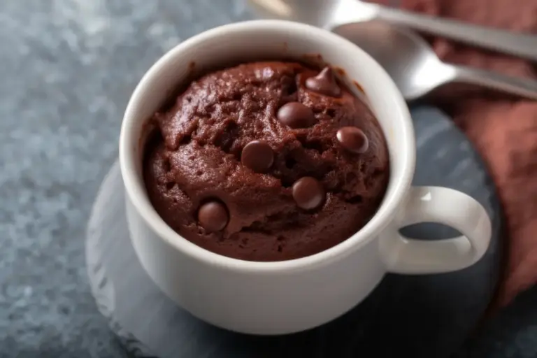 Healthy Ultimate Brownie Mug Cake Recipe