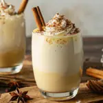 Creamy homemade Eggnog Recipe with nutmeg garnish, perfect for holiday spiked or non-alcoholic drinks.