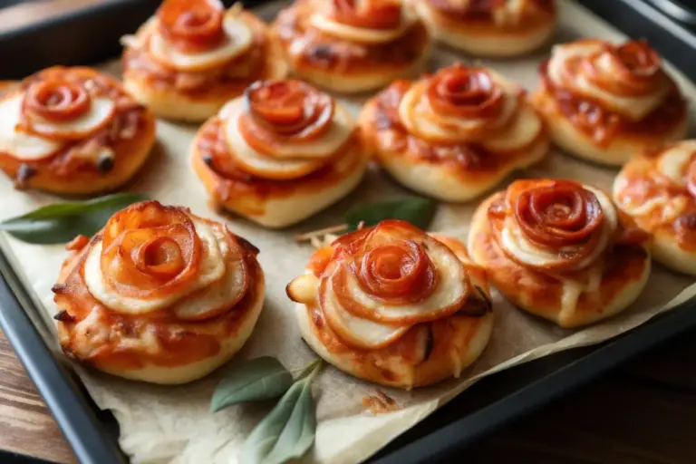 Healthy Valentine’s Day Pizza Roses Recipe