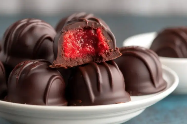 Easy No Bake Strawberry Chia Chocolate Bites Recipe