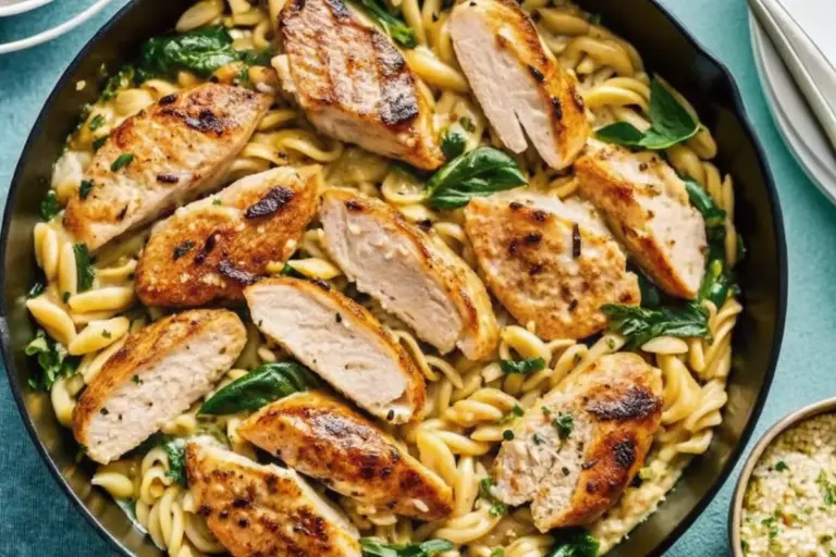 Healthy Mediterranean Chicken Orzo Recipe