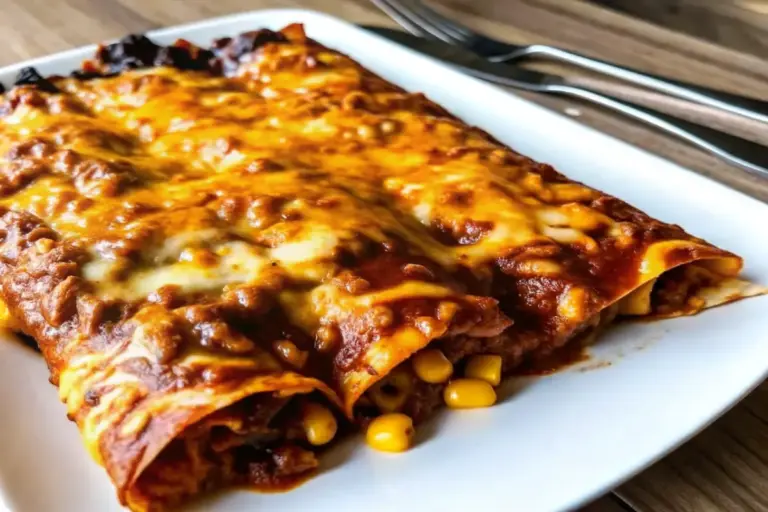 Easy Vegetarian Black Bean Enchiladas Recipe
