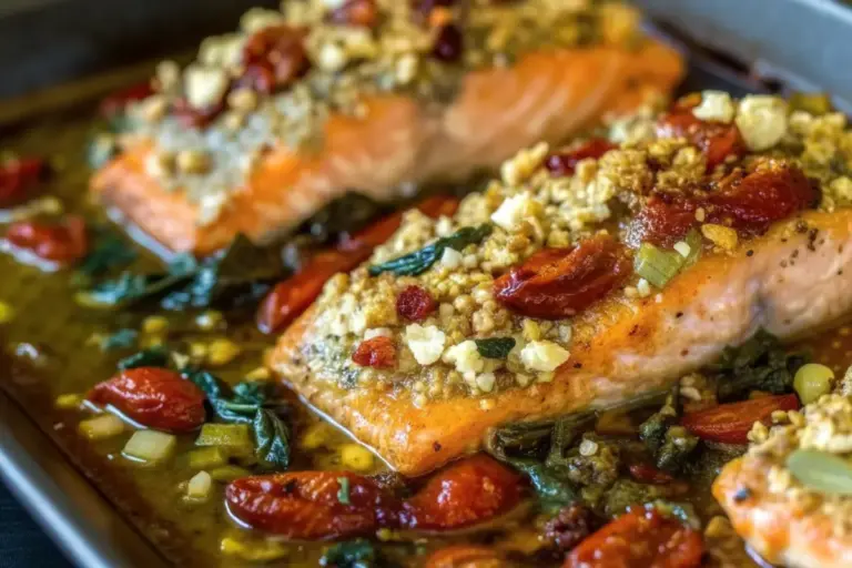 Best Mediterranean Salmon Bake Recipe