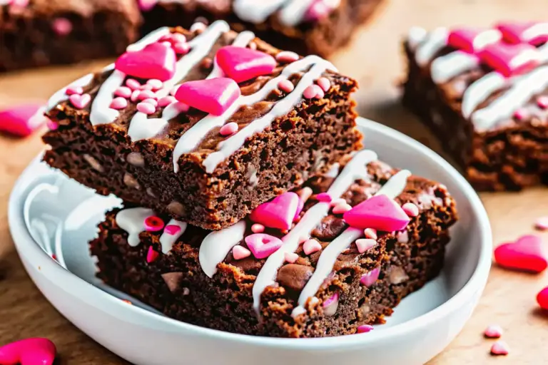 Healthy Valentine Brownies Recipe