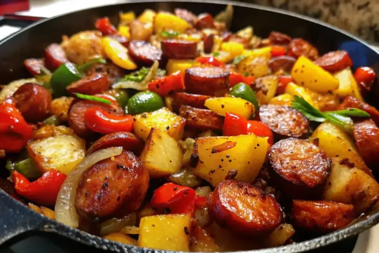 Easy One Pan Kielbasa and Potatoes Recipe
