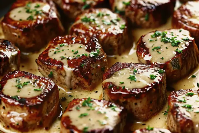 Healthy Garlic Butter Steak Bites Recipe