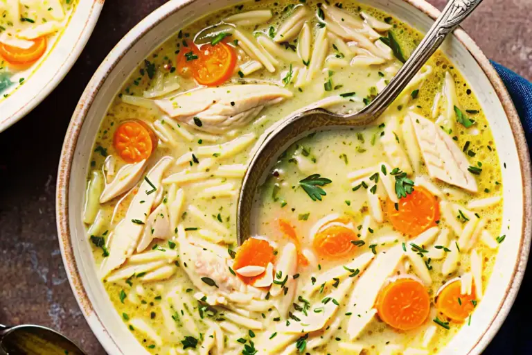 Healthy Chicken Orzo Soup Recipe