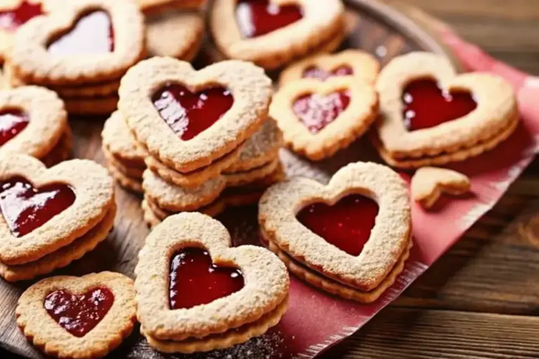 Homemade Valentine’s Linzer Cookies Recipe
