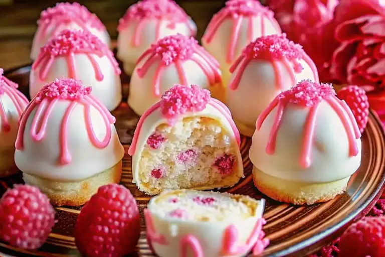 Best Strawberry No Bake Cake Balls Recipe