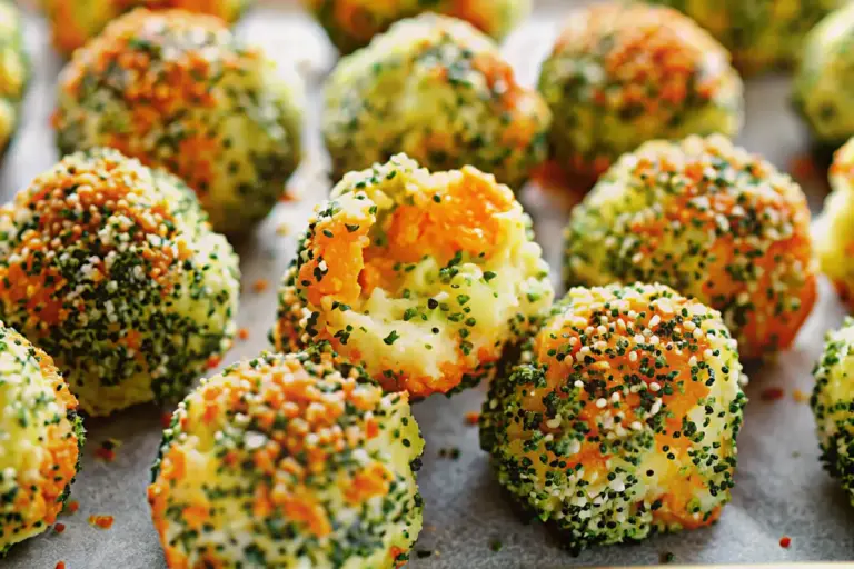 Easy Baked Broccoli Cheese Balls Recipe