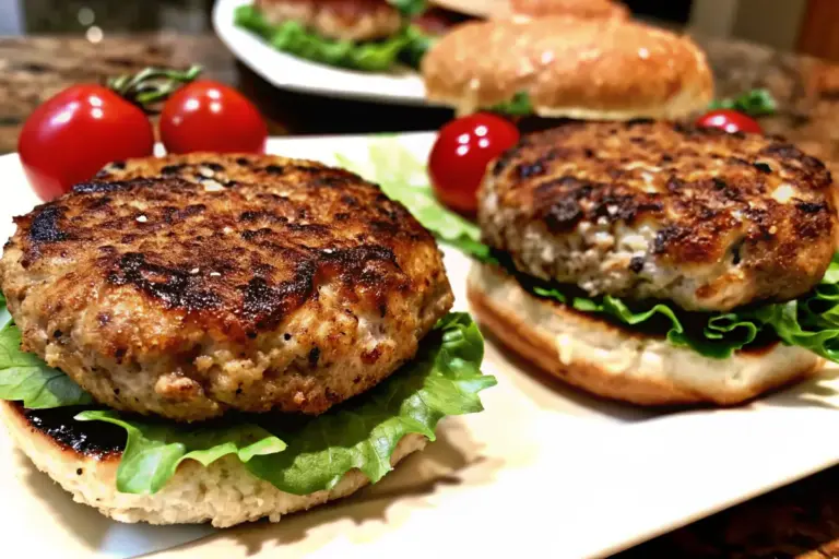 Easy Juicy Ground Turkey Burgers Recipe