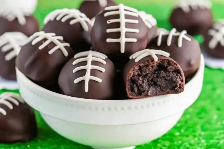 Healthy Oreo Football Truffles Recipe